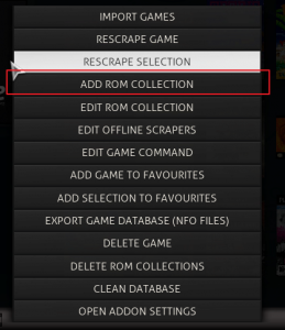 Add Rom Collection