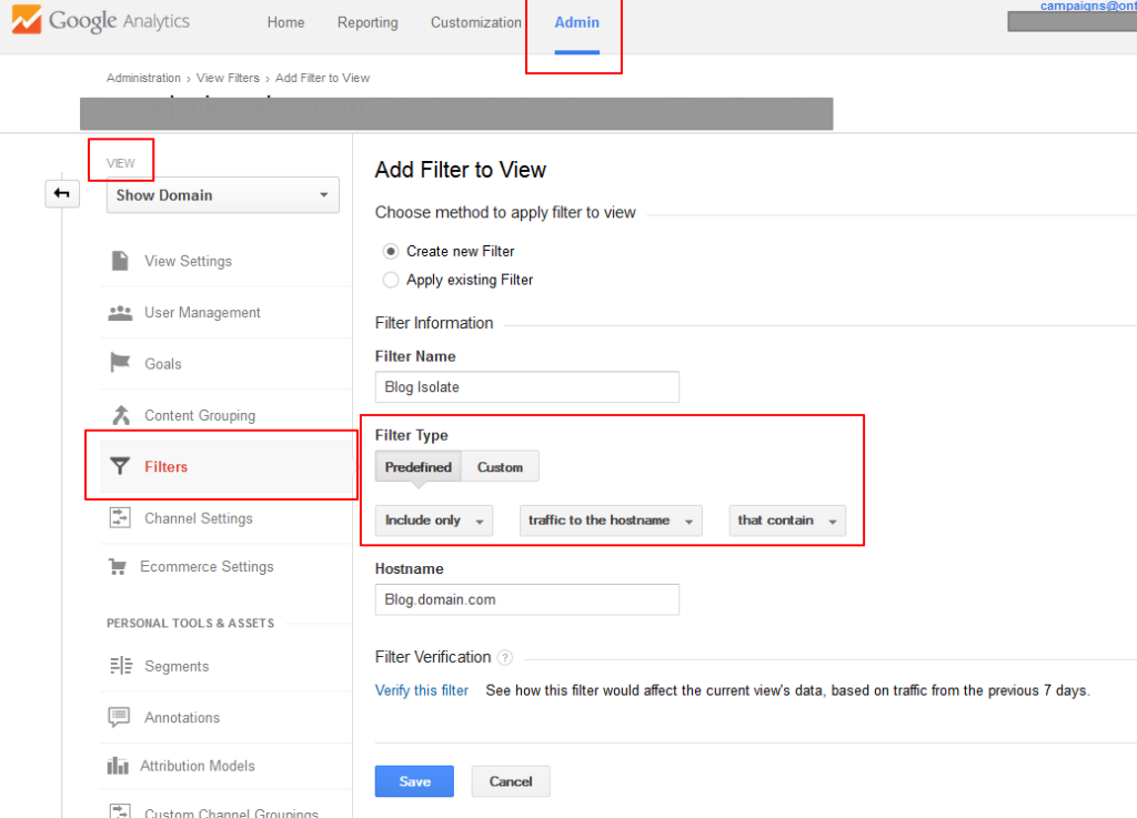 Adjust Filters Analytics