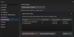 Add Steam Game Library