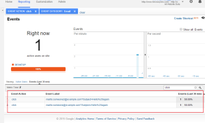 Test mailto clicks in Google Tag Manager