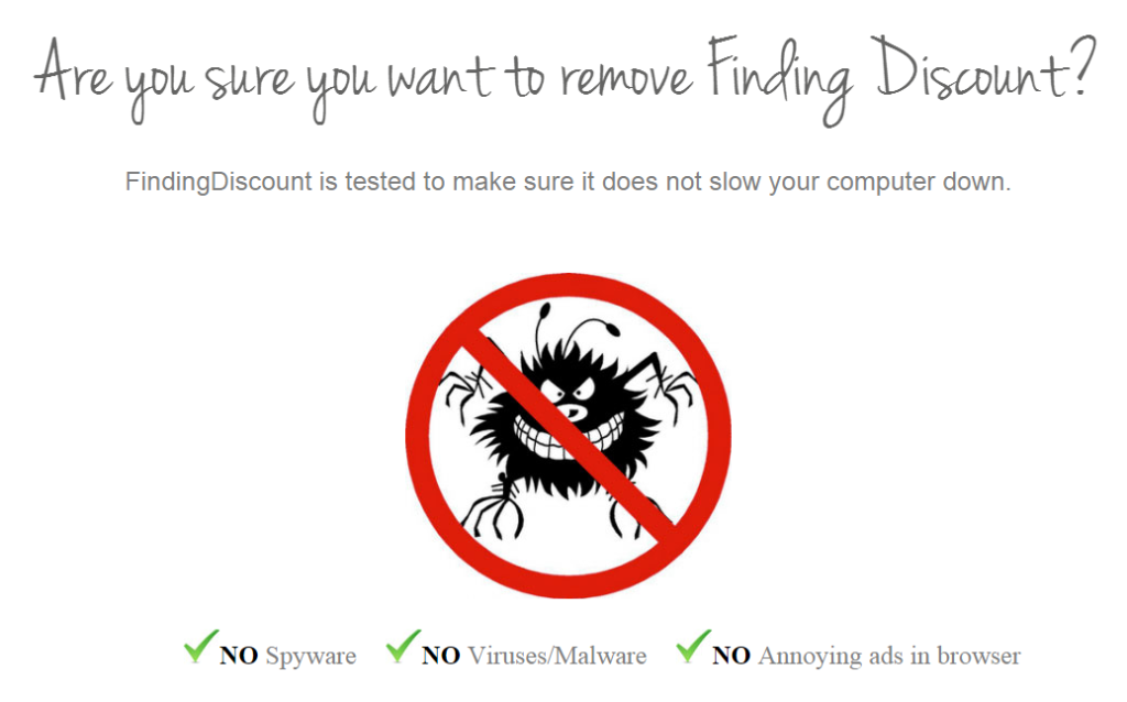 How to Remove Finding Discount From Windows