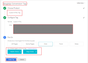 Bing Ads Conversions Tracked in Google Tag Manager