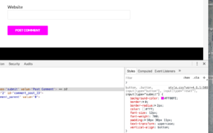Update CSS with Chrome Developer Tools